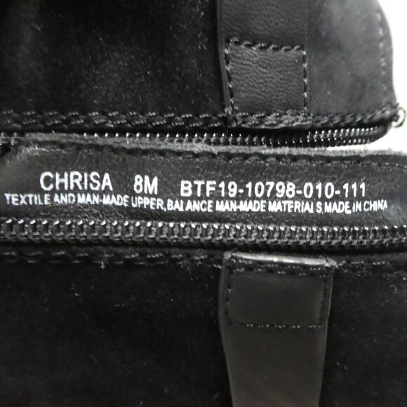 Baretraps Chrisa Black Moto Ankle Boots Womens 8 - Picture 9 of 12